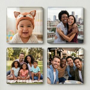 Square Magnets - Set of 4